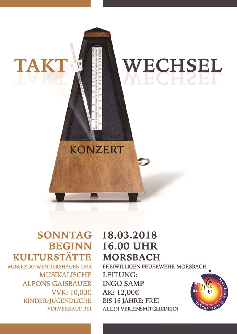 Konzertplakat 2018